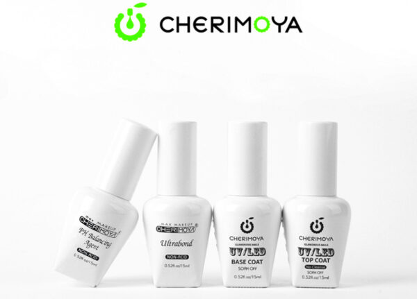 Preparadores Cherimoya, Base, Top, Ph y Ultrabond.
