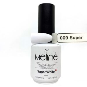 Esmalte Super White Meline, semipermanente.
