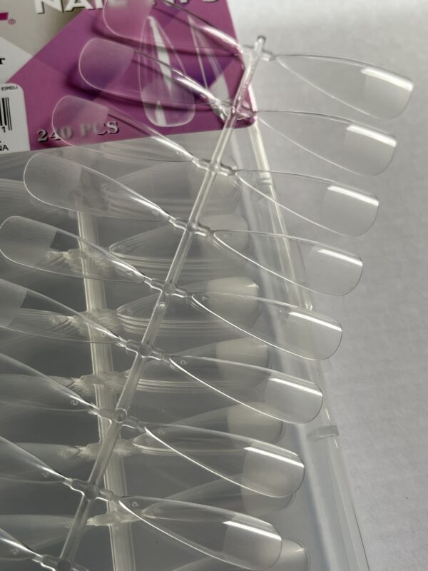 Tips Para Soft Gel Stiletto 240 unidades.