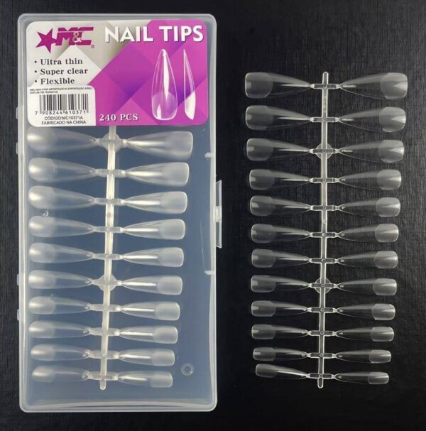 Tips Para Soft Gel Stiletto 240 unidades. - Imagen 3