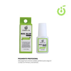 Nail Glue Cherimoya, Pegamento Para Tips y Joyas, 10ml