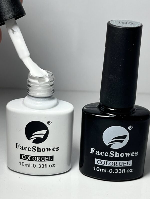 Semi FaceShowers 10ml. Blanco y Negro.