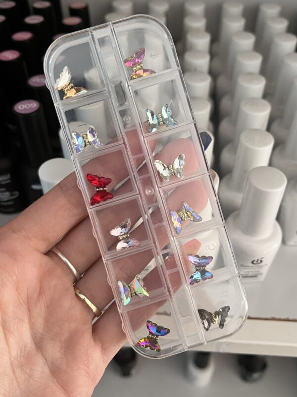 Organizador Con Apliques De Mariposas. - Imagen 4