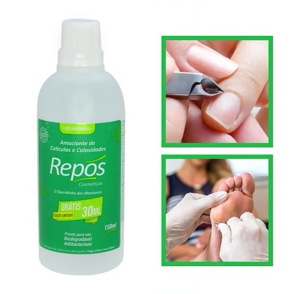 Suavizante de Cutículas y Callosidades REPOS, 150ml.
