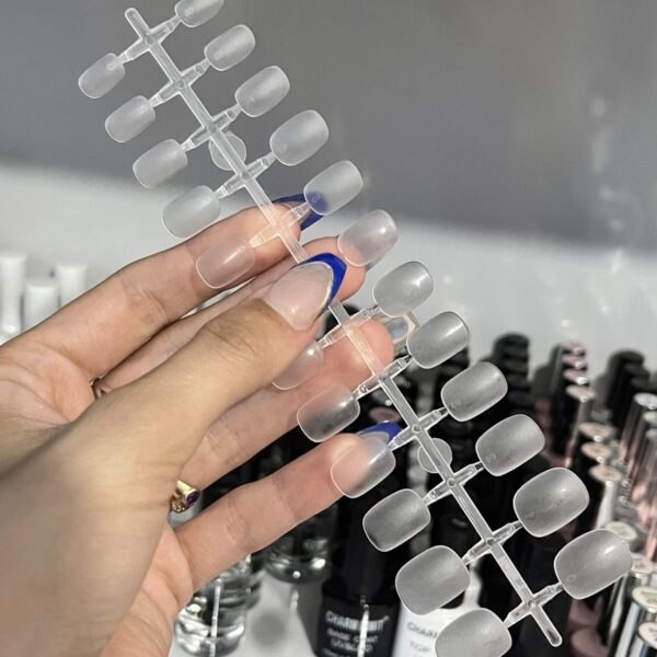 Tips soft gel cortos, formato cuadrado, 240 unidades. - Imagen 2