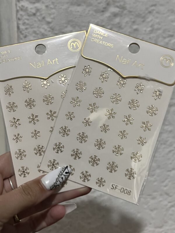 Sticker copos dorados - Imagen 2