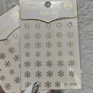 Sticker copos dorados