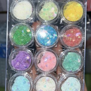 Kit de 12 glitter azucarados