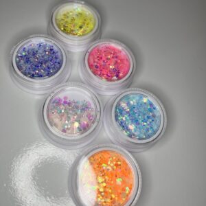 Kit de seis glitters GLOW.