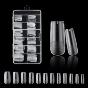 Tips Cuadrados Soft Gel, 500 Unidades.