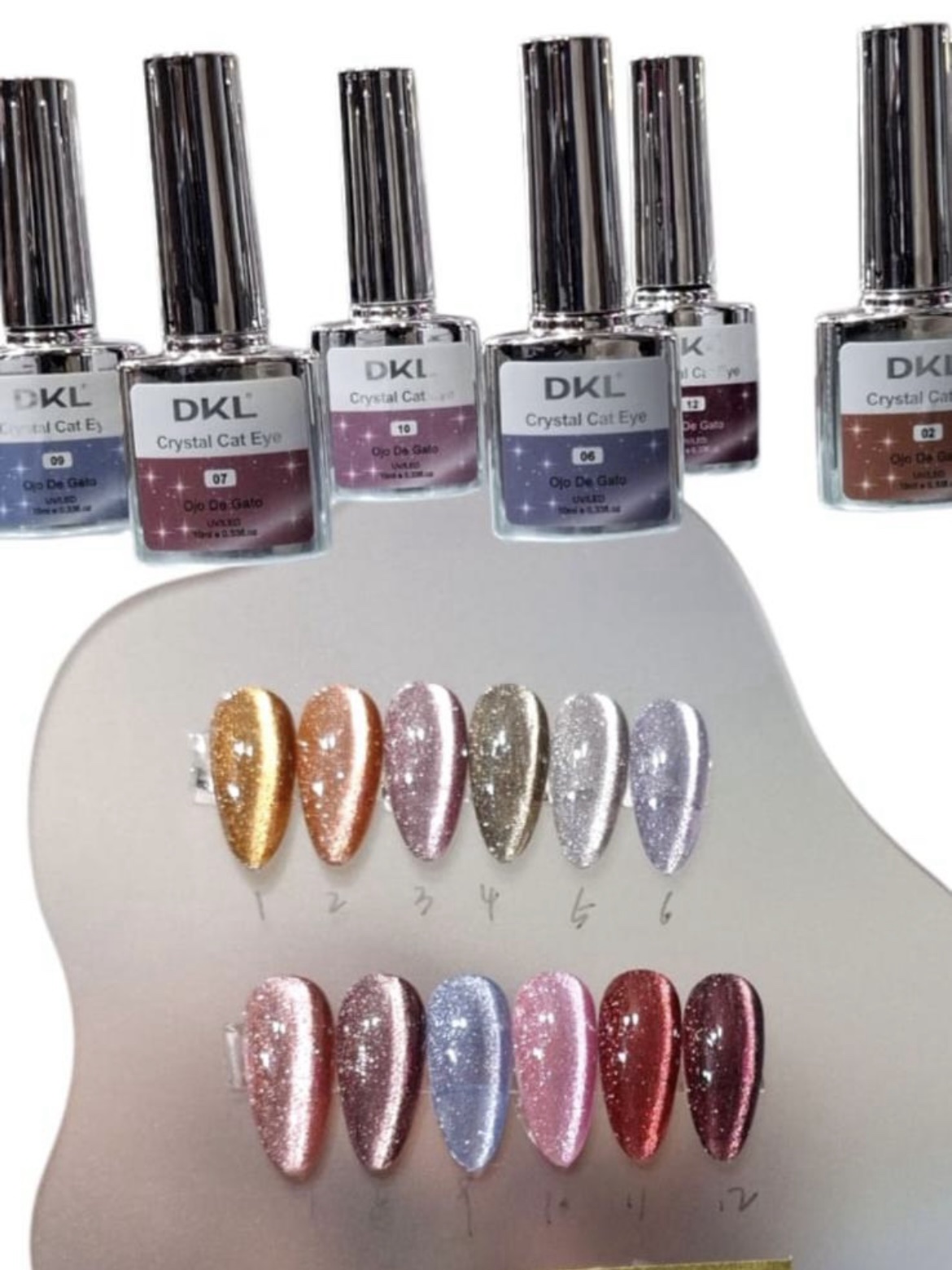 Cat eye DKL, número 09, Celeste