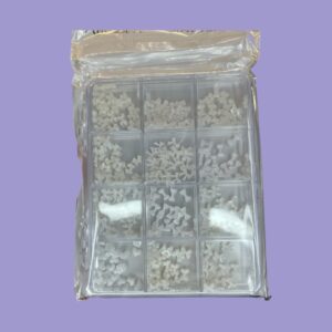 Kit de Decoraciones, Moñas, Corazón. Tamaños chicos