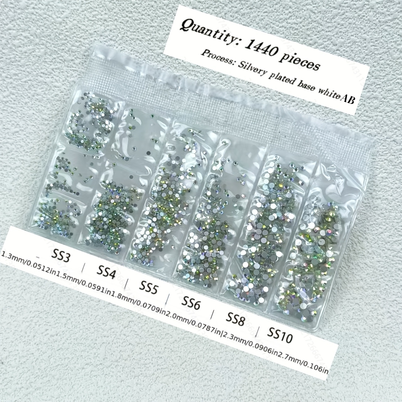 Strass Tornasol Varios Tamaños - Imagen 2