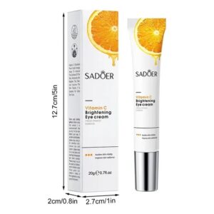 Crema Contorno Ojos Vitamina C, Antiarrugas Día/Noche. Piel mixta.