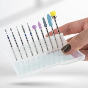 Kit De Fresas Manicura Rusa + Pulidora