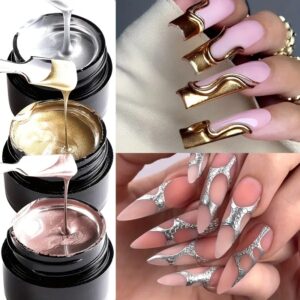 Gel Painting Chrome Rosa Gold Bella Rosa