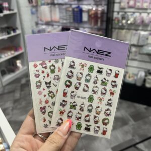 Adhesivo Kitty Navideño