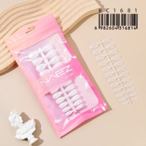 Tips Soft Gel Almendra Corta, 240 unidades.