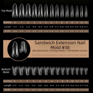 Tips Sandwich Dual System, 140 Unidades, Reutilizables.